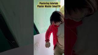 Cutting a hole in plasterboard construction builder diy building plastering buildingtips [upl. by Anuahsed887]