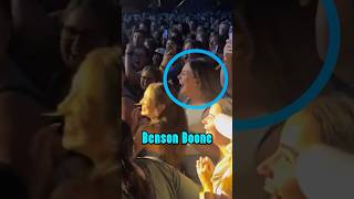 Benson Boone met his ex girlfriend from middle school during a concert 😂 [upl. by Tiffani]