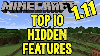 Minecraft 111 Top 10 Hidden amp New Features  Killer Johnny Vindicator Custom Vexes Etc [upl. by Idahs]