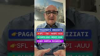 DOPPIA RICARICA 👉Assegno di inclusioneSFLNASPI AUU730 RENZI  CARTA 80€ youtube shorts [upl. by Eugenle]