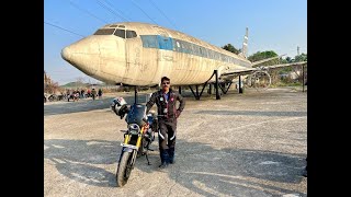 Abandoned Plane ✈️ weekend ride vlogs speed400 travel bike fun plane subscribe vlogger [upl. by Acirfa320]