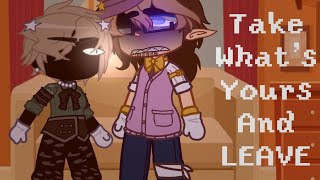 Take Whats Yours And LEAVE  FNAF  Old Trend  P Afton Family [upl. by Erich]