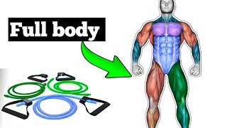 Try This 10 Min Resistance Bands Full Body Workout  Bands Exercises [upl. by Gnurt]