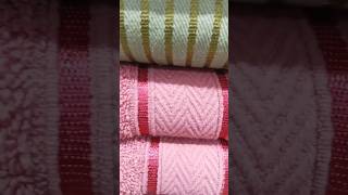 Cotton Bath towels Soft Ring spun fancy design Egyptian cotton textile shorts yarn industry [upl. by Nide386]