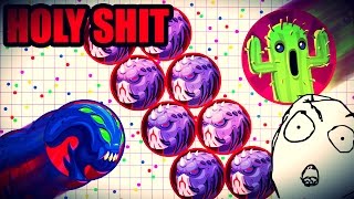 FASTEST DOUBLE SPLIT BAIT  INSANE UNCUT GAMEPLAY in Agario [upl. by Aicilram]