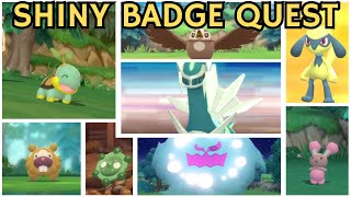 BEATING POKEMON USING ONLY SHINIES Pokemon Brilliant Diamond Shiny Badge Quest [upl. by Eelnodnarb]