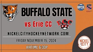 Buffalo State vs Erie Community College AAU College Hockey [upl. by Nesyaj]