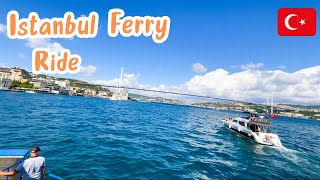 Istanbul Eminonu To Ortakoy Ferry Ride 2024  Turkey  Istanbul  4K HDR  Parivish World [upl. by Smaoht]