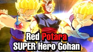 Red Potara DBS Super Hero Gohan Goes BEYOND Potential Unleashed  Budokai Tenkaichi 3 Mods [upl. by Ahsiak235]