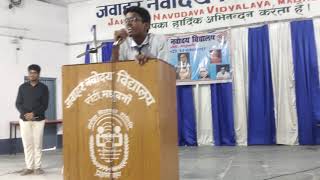 Hindi extempore speech by Ritesh Ranjan Jnv Madhubani [upl. by Samuella]