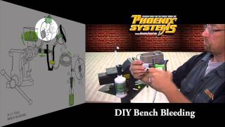 Quick Start to Bench Bleeding with DIY Brake Bleeding Kit [upl. by Hanako]