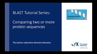 BLAST Tutorial Series Comparing two or more protein sequences [upl. by Aramenta]