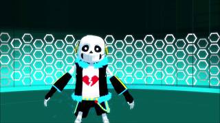 MMD AU Undertale Au Sans Bad Apple AMV 1080p 60fps CC [upl. by Eenahc]