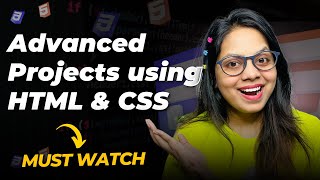 Advance Projects using HTML CSS 🚀 [upl. by Caines]