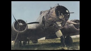 B17 FLYING FORTRESS BOMBERS RETURN WITH COMBAT DAMAGE AND WOUNDED HD COLOR  WWII DOCUMENTARY [upl. by Noryk637]