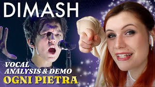 Vocal Coach Reacts to DIMASH  Ogni Pietra Olimpico  Analysis [upl. by Montfort46]