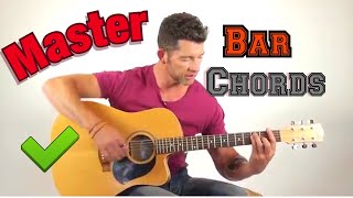 Mastering Bar Chords [upl. by Ynohtnaleahcim]