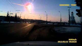 Meteorite du 150213 en Russie pluie de meteorites [upl. by Bashee]