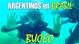 Como es Bucear│ BUCEO en BRASIL │Argentinos en Brasil buceo [upl. by Eada123]