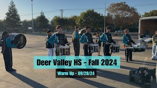 Deer Valley HS 2024 fall  Warm Up [upl. by Merari]