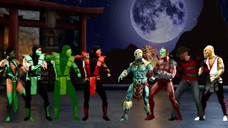 【Mortal Kombat】 Reptile Team vs Kotal Kahn Team 🔥 Epic Fight [upl. by Hallutama573]