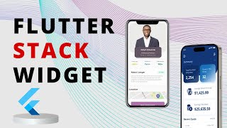Flutter Stack Widget  Flutter  Stack  UI [upl. by Mas807]