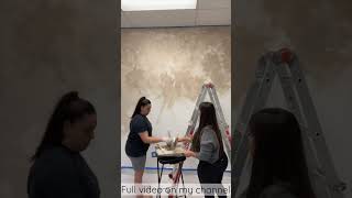 Limewash Paint 🤎 youtubeshorts wallpainting limewash interiordesign interior homedecor diy [upl. by Marlin]