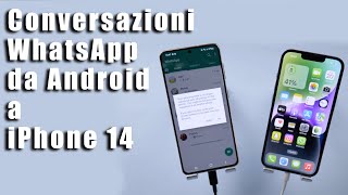 I 2 Modi Migliori per Trasferire Messaggi WhatsApp da Android a iPhone 1414 Pro14 Pro Max14 Plus [upl. by Elleiand447]