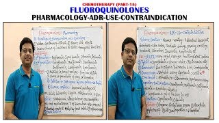 Chemotherapy of Antibiotics Part15 Fluoroquinolones 01  Pharmacology of Fluoroquinolone Drug [upl. by Helsie]