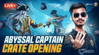 NEW ABYSSAL CAPTAIN CRATE OPENING  BGMI CLASSIC AND SCRIMS LIVE  GODL ADMINO [upl. by Waneta]