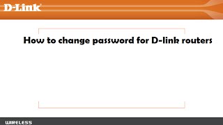 How to change passwordPreshared Key  in DLink routers [upl. by Uria]