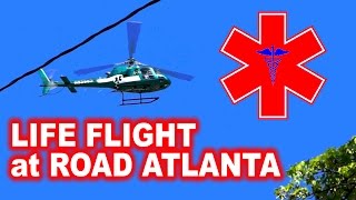 Medical Life Flight from Road Atlanta The Mitty 2016 [upl. by Hermia]