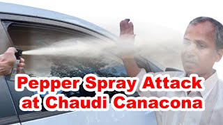 Pepper Spray Attack at Chaudi Canacona [upl. by Ernest]