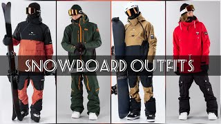 Snowboard Outfits MensBest Snowboard Outerwear Ideas 2022Snowboard Jacket Outfits [upl. by Niloc821]