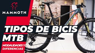 Tipos de bicicletas MTB modalidades y diferencias [upl. by Kipp271]