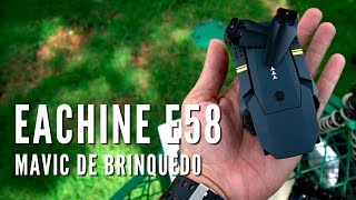 REVIEW DRONE DOBRÁVEL EACHINE E58  BANGGOOD [upl. by Otreblaug]