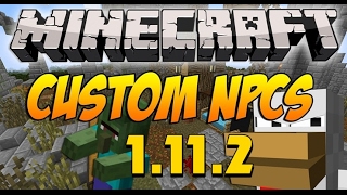 Top1MC  Custom NPCs Mod 1112  Minecraft Installation amp Review [upl. by Larred]