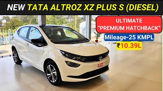 2023 Tata Altroz XZ Plus S❤ Diesel  Detailed Walkaround With On Road Price  nitin ghule [upl. by Aihselef741]