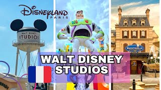 Walt Disney Studios PARIS 🇲🇫 ¡Tour Completo de Atracciones 🎢 Attractions Tour [upl. by Yliab]