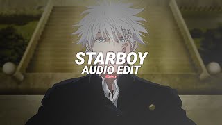 starboy  the weeknd edit audio like XenozEdit [upl. by Anires]