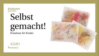 Selbst gemacht Kreatives für Kinder  Folge 3 Kunst der Steinzeit [upl. by Fleisig]