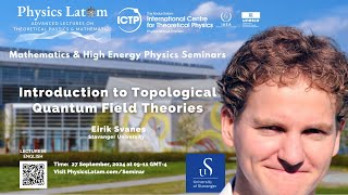 Introduction to Topological Quantum Field Theories  Eirik Svanes [upl. by Laddie]