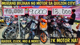 Murang bentahan ng Secondhand na Motor sa Quezon City as low as 7K lang JACKPOT na [upl. by Rafter246]