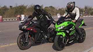 Ninja 400 vs R3  The Most Wanted Race [upl. by Lizned]