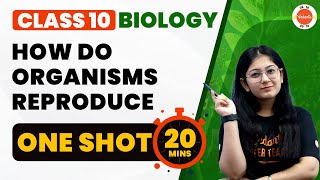 How do Organisms Reproduce One Shot 20 Minutes  NCERT Class 10th Science Chapter8 Cbse2024 [upl. by Smailliw]