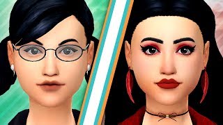 CASSANDRA GOTH MAKEOVER  The Sims 4 CreateASim [upl. by Solana393]