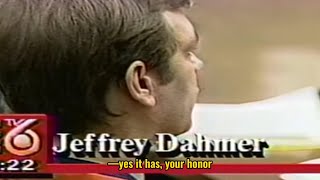 Every time Jeffrey Dahmer answered in court  speaking Compilation [upl. by Menendez160]