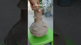 ceramic pot pleasesubscribemychannel ceramic potkalakarartlikeandsubscribe romiarts [upl. by Ateerys]