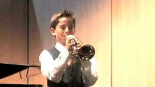 Cornet solo  Dominic Longhurst  Willow Echoes by Frank Simon [upl. by Lole626]