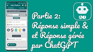 Aibot  Créer un chatbot WhatsApp gratuitement Partie 2 Réponse simple et réponse générée par IA [upl. by Nyrok]